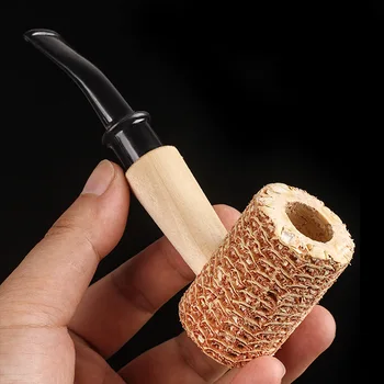 Materijal za duhanske cijevi od kukuruznog klipa, Заполняющий Držač za cigarete, Pogodna je Za filter element 9 mm