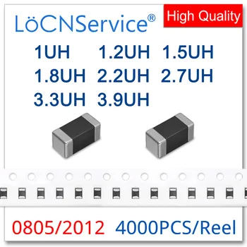 LoCNService 0805 2012 4000 kom 10% 1UH 1.2 UH 1.5 UH 1.8 UH 2.2 UH 2.7 UH 3.3 UH 3.9 UH Višeslojne Čipa Ferit Induktori Visoke kvalitete