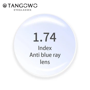 1,74 Indeks Anti-Blue Ray Recept Leće Асферические Računalne Stručni Leće Anti-Zračenja Optički Kratkovidnost Dalekovidnost Len