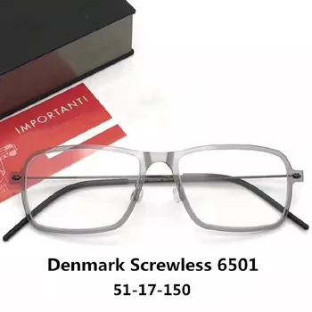 Danska Stilu Klasične Pravokutnik Recept Naočale Okvira Gospodo Titan Bodovi Ženske Spojnicama Bez Naočale Anti Plava Gafas 6501