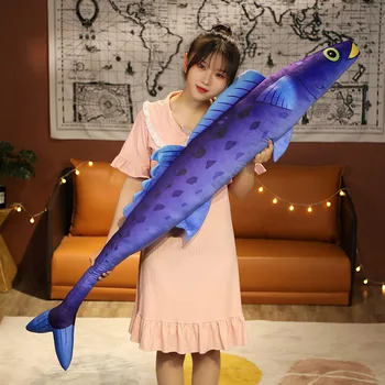 Genshin Udarni Riba Pliš Igračku Na Mjesečini Zabavu Odmor Riba Je Mač Punjena Slatka Životinja Jastuk Pokloni Za Fanove Dijete