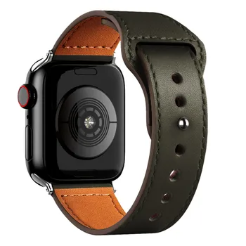 Kožni remen Za Apple watch band 44 mm 40 mm 42 mm 38 mm 45 mm 41 mm 49 mm Narukvica Smartwatch correa iWatch series 3 SE 6 7 8 ultra