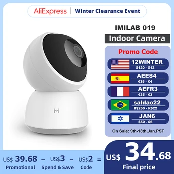 Globalna verzija Mi Jia IMILAB IP 2K Skladište 019 Mi Home Aplikaciju WiFi cctv Kamera HD Nadzor Dječji monitor H. 265