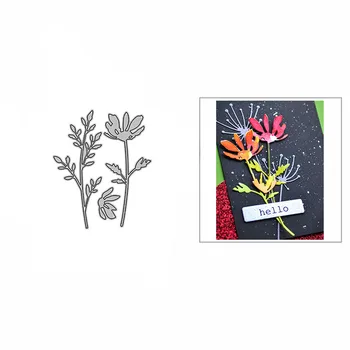 Novi Elegantni Cvijeta Tratinčice Stabljike DIY Zanat Kalup 2021 Metalnih Reznih Marke za Scrapbooking i Izradu Razglednica Dekor Otiskivanje Bez Markica