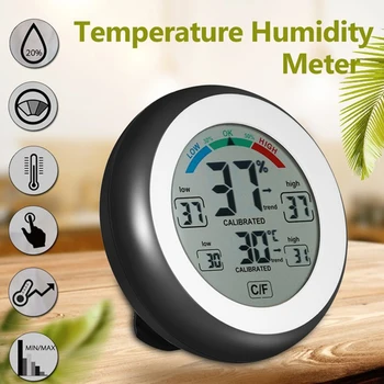 Višenamjenski Digitalni Auto-Termometar Hygrometer Пирометр i Digitalni Mjerač Temperature i Vlage Kontroler kao meteorološke stanice