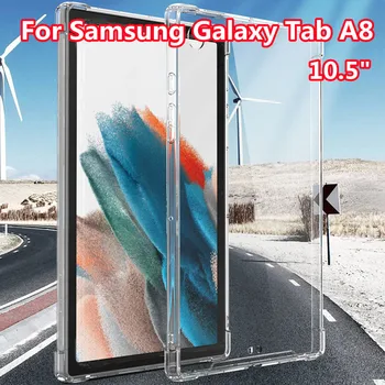 nova torba za tablet Samsung Galaxy Tab S8, Silikonska torbica od TPU, zračni Jastuk, Prozirna zaštita, lite A8, Sjedalo SM-X200 X205, Prozirni poklopac
