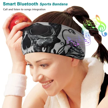Slušalice za spavanje Bluetooth Оголовье, Bežične Slušalice Za Spavanje Glazbene Sportske Zavoje na Glavi Ugrađeni Tanki Zvučnik za Sportske Trčanja YOG