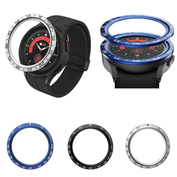 Metalni Okvir Prsten Torbica Watch5 Pro Vrijeme Brzina Skala Poklopac Za Samsung Galaxy Watch 5 Pro/5pro 45 mm Staklo Zaštitna Folija Za Ekran