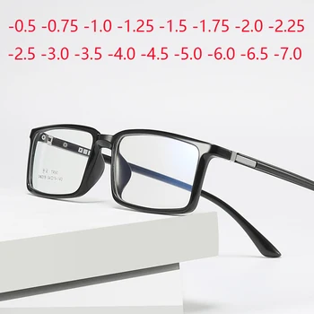 I blue Ray Blokiranje Mačka Oko Kratkovidan Naočale Zatvarači Petlje Unisex Ovalne Naočale na recept 0 -0,5 -1,0 -2,0 Do -6,0 -7,0