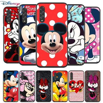 Crtani film Mickey Mouse za Samsung Galaxy A90 A80 A60 i A70 A50 A40 A20 A2Core A10 M31 M21 M60 M40 M30 Crna Torbica za Telefon