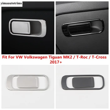 Pretinac za rukavice Za Pohranu Gumb za Uključivanje Poklopac Šine Za Volkswagen Tiguan MK2/T-Roc/T-Cross 2017-2023 Pribor Od Nehrđajućeg Čelika