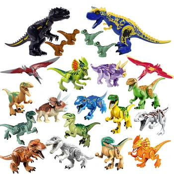 Svijet Jurske Divlji Predator Dinosaur Fosili Figurica Dinosaura Gradivni Blokovi, Cigle Kompatibilan Dinosaur Igračka Za Djecu
