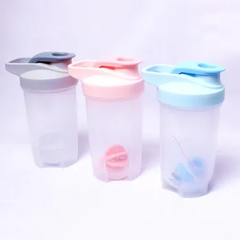 Novi 500 ml bočica za trese plastična čaša sport fitness protein u prahu boca za trese prijenosni vanjski frape naručiti poklon čaša za vodu