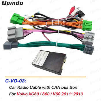 Auto Радиокабель CAN Bus Adapter Ožičenje Priključak Napajanja za Volvo XC60, S60, V60 2011-2013