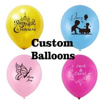 Običaj baloni pišete svoj personalizirani vedra folije stranke rođenja oglašavanje naljepnica ime LOGOTIPA oglašavanje za подгонянного