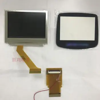 Kit pozadinskog Svjetla LCD zaslona za GBA SP AGS-101 Zaslon s pozadinskim osvjetljenjem 32-pinski 40-pinski Kabel i stakleni poklopac Objektiva zaslona za Gameboy Advance