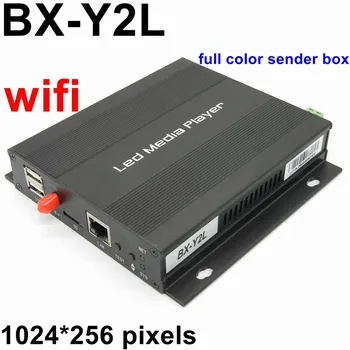 BX-Y2L wifi full color asinkroni led kartica za upravljanje 1024*256 piksela Video Media Player USB port led kontroler kutija pošiljatelja