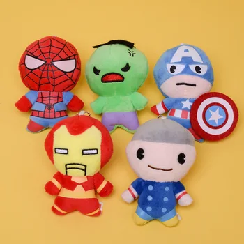 10 CM Super Lik Spider-Man i Iron Man i Hulk, Kapetan Amerika i Thor Medo Privjesak Privjesak Igračke