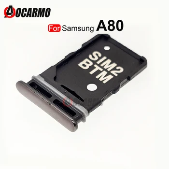 Za Samsung Galaxy A80 dvokrevetne i jednu SIM karticu Utor Ladica Držač Pomoćni dio SM-A805F