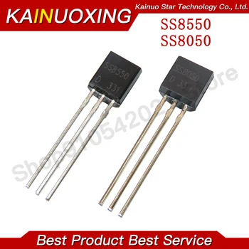 100PC SS8050 SS8550 to-92 8050 8550 to92 S8050 S8550 novo триод tranzistor