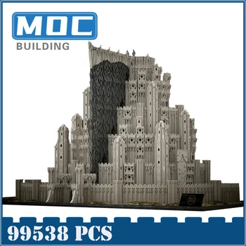 Watchtower Kameni Grad MOC-64235 Sedam prstenova - Dio A Super Veliki Blokovi MOC Igračke, Pokloni