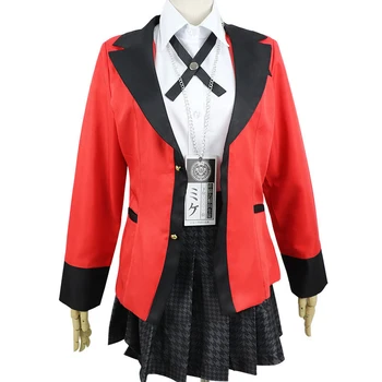 Komplet Kakegurui Yumeko Jabami Saotome Meari Japanski Uniformi Za Djevojke Cosplay Kostim Za Odrasle I Djevojčice