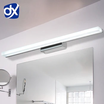 DX duži LED Mirror Lampa 0,4 m ~ 1,5 M AC90-260V Moderni Kozmetički Akrilna Zidna lampa Za Kupaonica Rasvjeta Vodootporan Besplatna Dostava