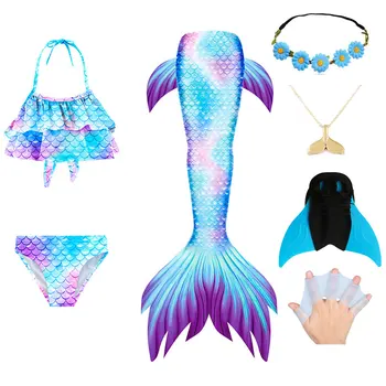 Novi Dolazak, Rep Sirene Za Djevojčice, Odjeća Za Plivanje, Cosplay, Plaža Odjeća, Dječje Svečana Odjeća, Kupaći Kostim Anime Sirena