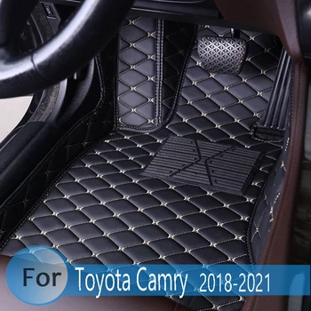 Auto-Tepisi Za Toyota Camry 8th XV70 2020 2018 2019 Auto-Tepisi Pribor Kožne Prostirke Za Polaganje Na Red Vodootporan Mat