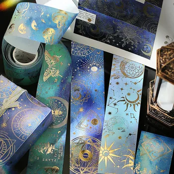 1 kom./1 lot Dekorativne Ljepljive Trake Zvijezda Rijeka Sjaj Masking Tape Scrapbooking DIY Japanski Papir Naljepnice 3 M