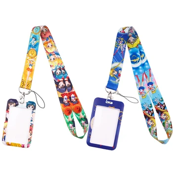 JF599 Kawai Anime Djevojka Neck Strap Uzica Privjesak Za Mobilni Telefon Remen ID Držač Ikone Uže Privjesak Cosplay Pribor Dar