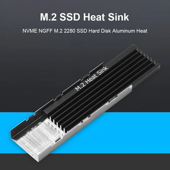 M. 2 SSD NVMe Radijator M2 2280 Ssd Hard Disk Hladnjak Aluminijski Radijator za Hlađenje Термопанель Za M2 NVMe SATA SSD 2280