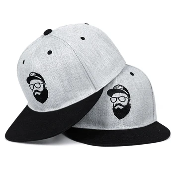 Originalna siva cool hip-hop kapu muške i ženske kape berba bejzbol kape s vezom gorras planas bone snapback