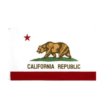 ZASTAVE 60X90 90x150 cm SAD-AMERIČKI Državni Medvjed Zastava Kaliforniji Za Ukras
