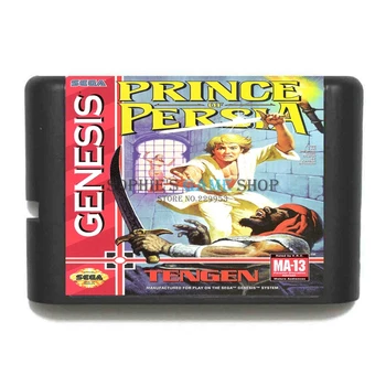 Igra uložak Prince of Persia Najnoviji 16-bitna Igraća karta Za Sega Mega Drive / Genesis System