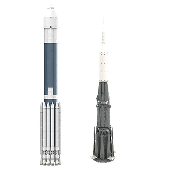 Mjesec Apollo-Saturn V Space Model booster Igračka za Pokretanje Toranj Gradivni Blokovi za Djecu i Odrasle Igračke Poklon