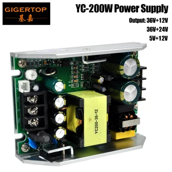 TIPTOP YC-COB200-2S COB Par Light 200 W Scenic Profesionalni Projektor napajanje Aluminijsko kućište 12/24/38/32/36 Vijak Con