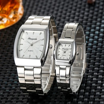2022 žene muškarci zaljubljeni parovi kvarcni ručni sat od nehrđajućeg čelika dame джентльменское haljina jednostavan poslovni modni sat narukvica