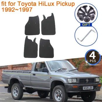 Zaštitni lim za Toyota HiLux Kurva 1992 ~ 1997 Pribor 1993 1994 1995 1996 Zaliske Krila Zaštita od prskanja Prednje Stražnje Kotače