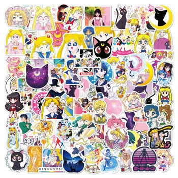 10/30/50/100 kom. Anime Sailor Moon Naljepnice Kawaii Vodootporan Ukras Kofer Slikovnice Telefon Gitara Naljepnice za Djevojčice i Djecu