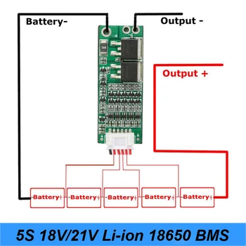 NOVI 5S 15A Litij-ionska punjiva Litij baterija BMS 18650 baterija odvijač Punjač Naknada za Zaštitu 18 Na 21 Shema Zaštite ćelije AU21