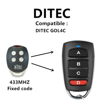 DITEC GOL4C Zamjena za daljinsko upravljanje transmitte klon 433,92/433 Mhz privjesci s fiksnim kodom