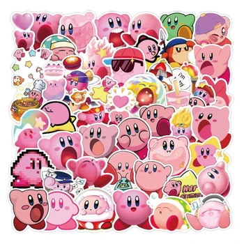 50 Kom. Pink Pokemon Naljepnice Kirby Estetski Crtani Anime Grafiti Pegatinas Kofer I Gitara Vodootporne Naljepnice