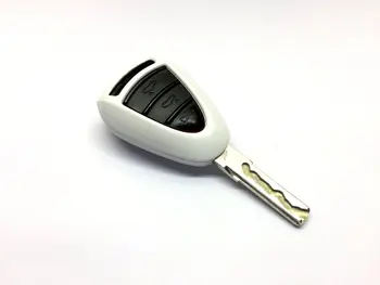Daljinski poklopac slučaju zaštite Od sudopera ključnu privjesku flip ključ ključ ključ Porsche SREBRO Na daljinski
