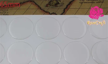 Naljepnice epoksida 65mm okrugli transparentan za nakit ДИИ čineći pribor