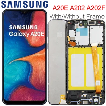 Za Samsung Galaxy A20e A202 A202F A202DS Zaslon Osjetljiv na dodir Digitalizator Sklop A202 A202F/DS Za SAMSUNG A20e LCD Zaslon