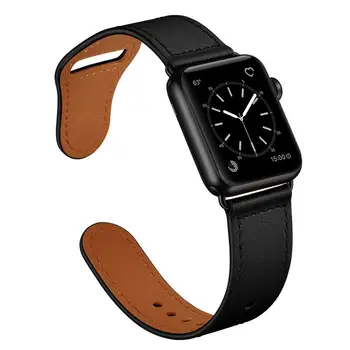 Kožni remen za Apple watch band 44 mm 40 mm 38 mm 42 mm kožni remen s petljom pametni ručni sat narukvica za iwatch series 5 4 3 6 SE