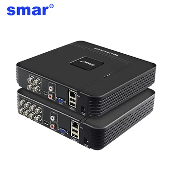 Smartdots.com ™ nema mogućnost 5 u 1 CCTV Mini Dvr TVI CVI AHD CVBS IP Kamera Digitalni Video snimač, 4CH int 8CH 5M-N AHD DVR 5MP NVR Sustav sigurnosti Onvif