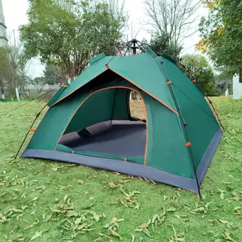 1-4 Osobe Vodootporne Šator za Kampiranje, Potpuno Automatski prikazuje kratko uputstvo Brzi Šator Za Putovanja na Otvorenom, Planinarenje Prijenosni Šator, Trenutna Postava Šatora