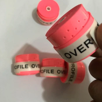 10 kom Ružičaste boje perforirani ljepljiva na dodir Teniski Reket Bilježi Oblozi Reket Grips